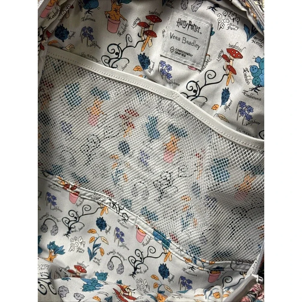 Vera Bradley Harry Potter Herbology Mandrake Large campus Backpack